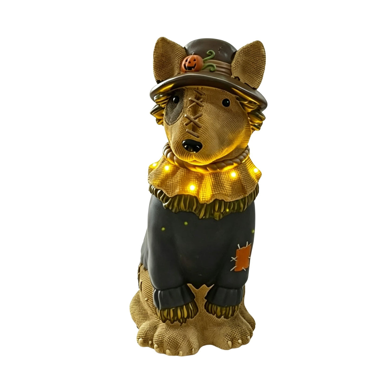 Clearance! Christmas Golden Retriever Statue with LED Lights, Cute Dog Holding Puppy Figurine, Christmas Decoration Indoor Outdoor, Gift for Kiddo Adults