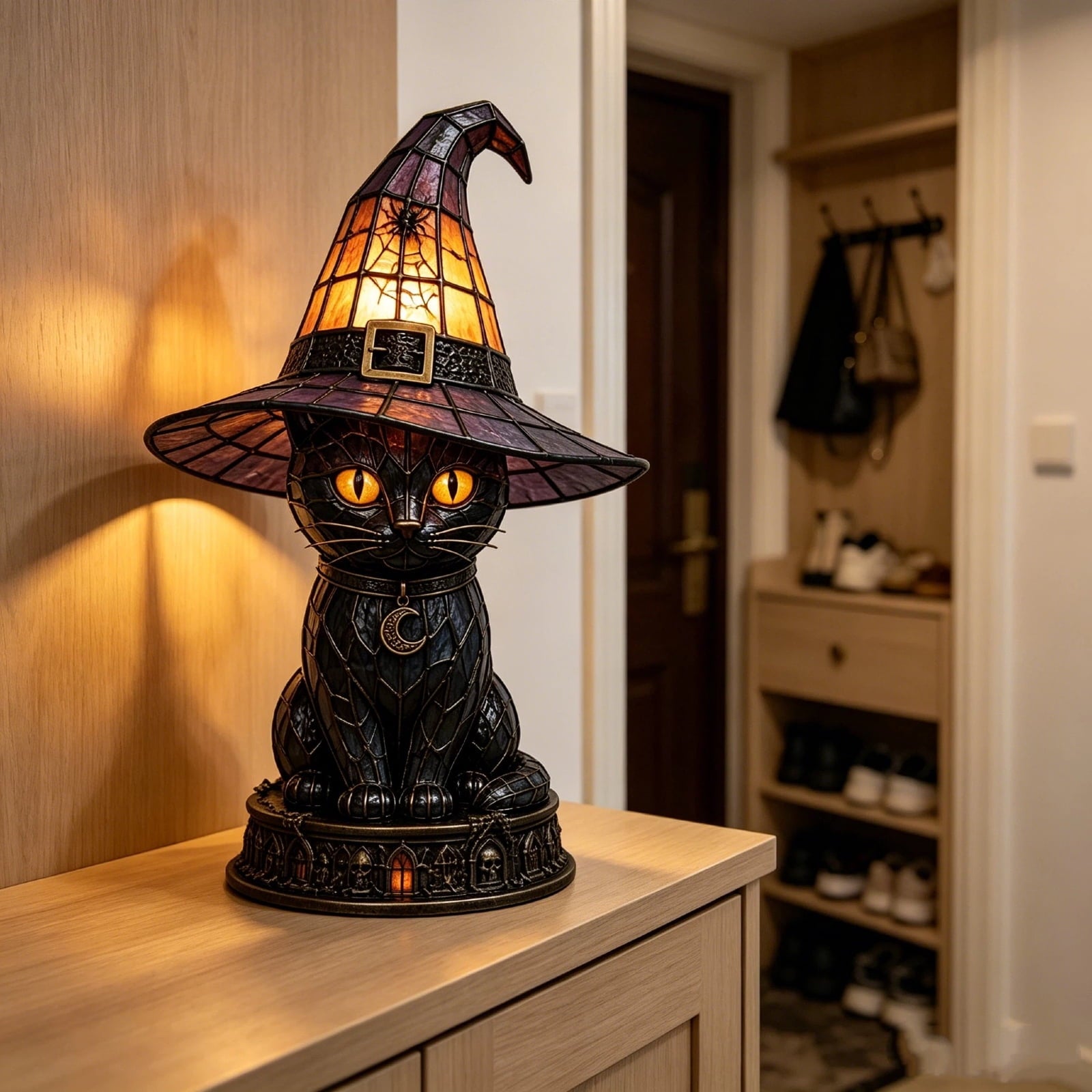 YZEGDCH Halloween 3D Ghost Campfire Flickering Night Light 2 Funny Roasting Marshmallows at Campfire LED Electric Faux Flameless Campfire Nightlight Funny Halloween Decor