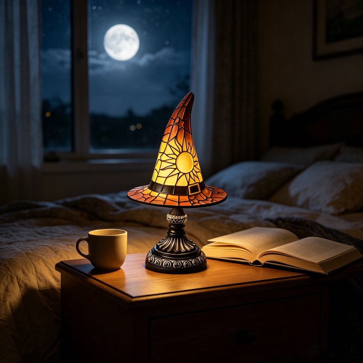 YZEGDCH Halloween 3D Ghost Campfire Flickering Night Light 2 Funny Roasting Marshmallows at Campfire LED Electric Faux Flameless Campfire Nightlight Funny Halloween Decor