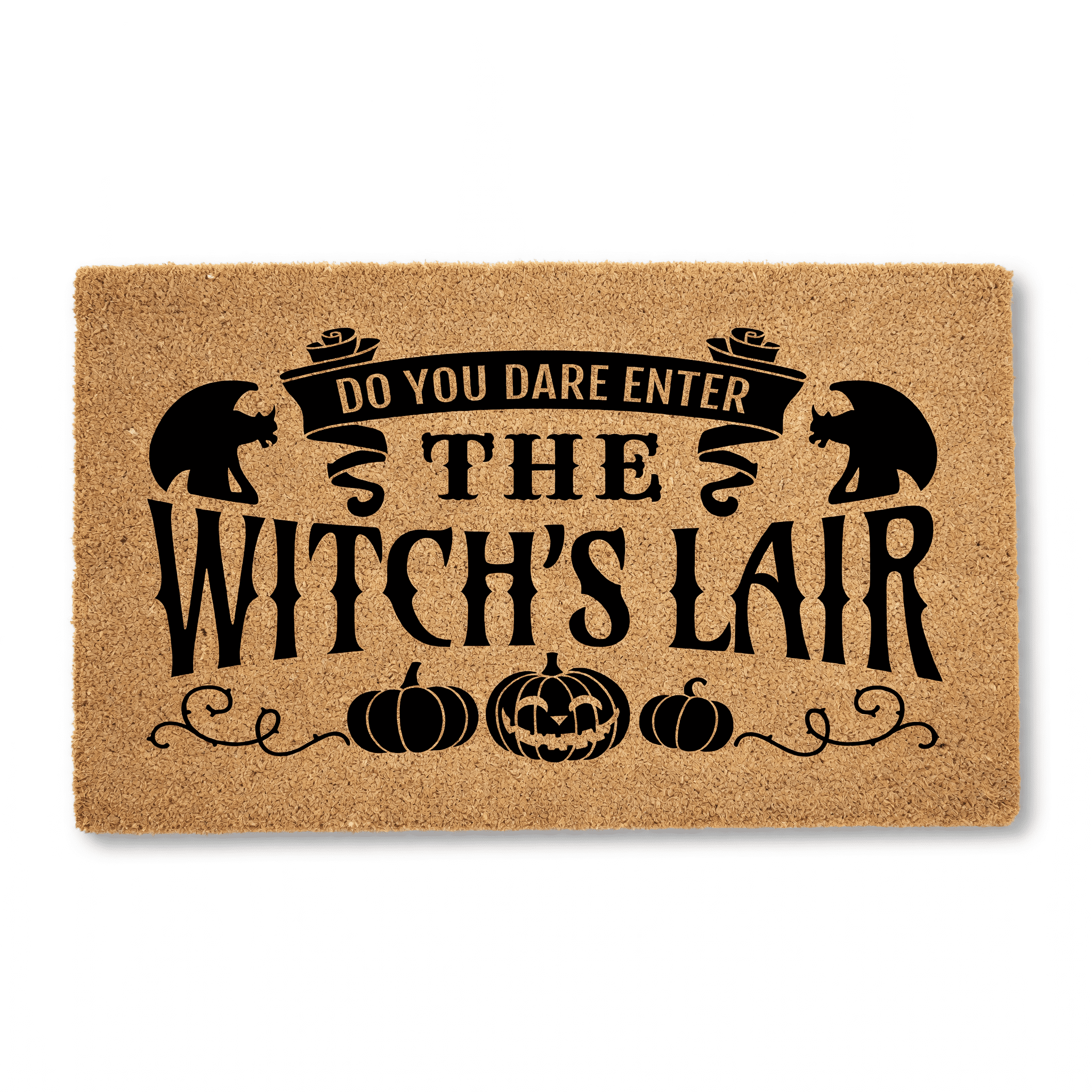 Do You Dare Enter The Witches Lair Door Mat | Funny Doormat | Welcome Mat | Halloween Decor | Funny Door Mat | Home Doormat | Halloween Mat