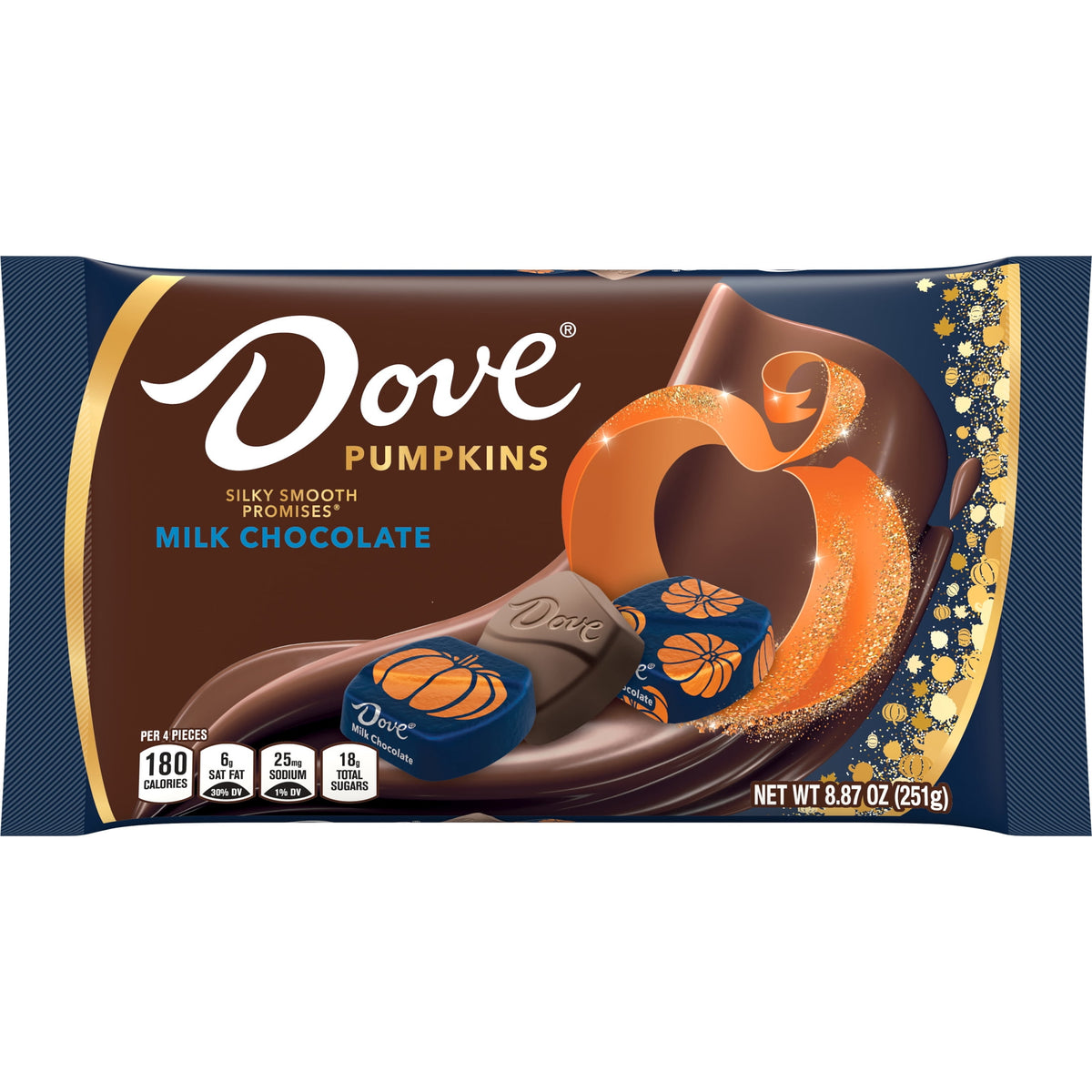 Dove Promises Milk Chocolate Pumpkins Fall Candy - 8.87oz