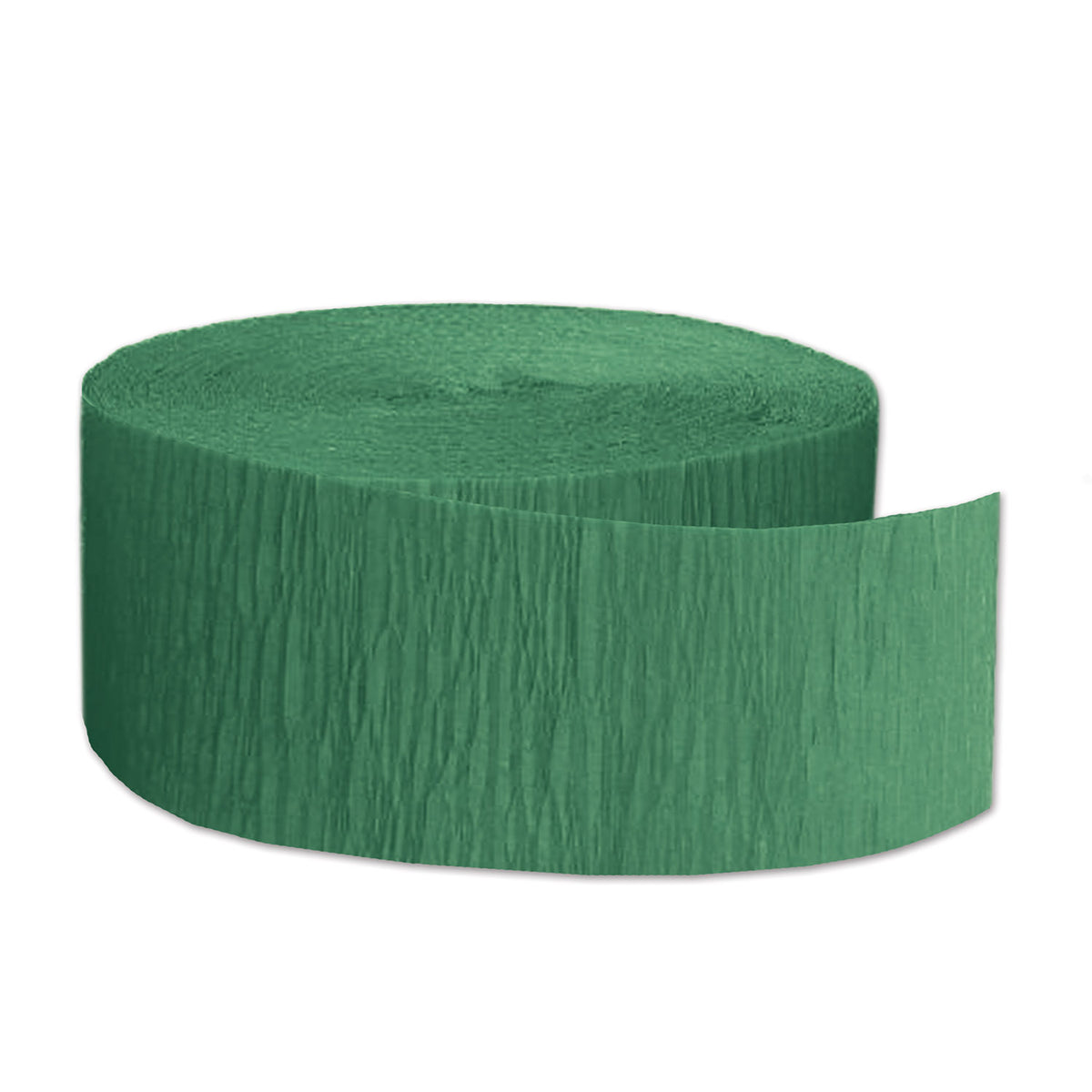 Festive Orange Crepe Streamer, Full Roll, 85' long'x1.75" wide, (6/Pkg)