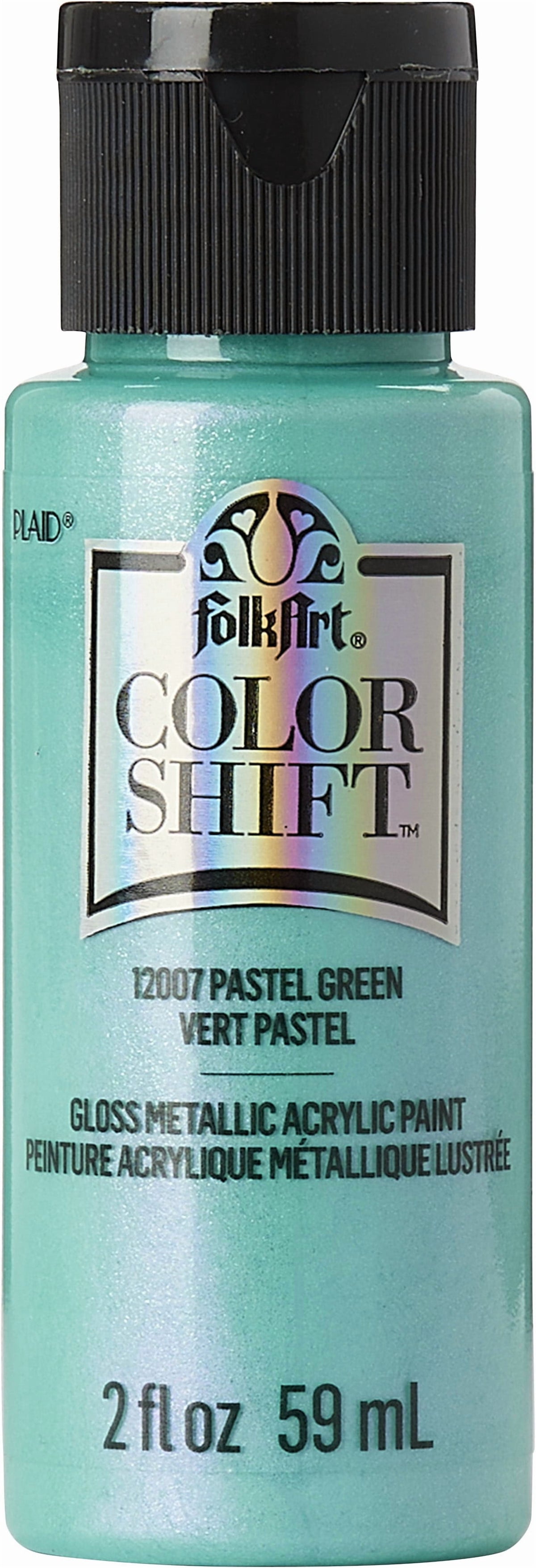 FolkArt Color Shift Acrylic Craft Paint, Gloss Finish, Pastel Pink, 2 fl oz