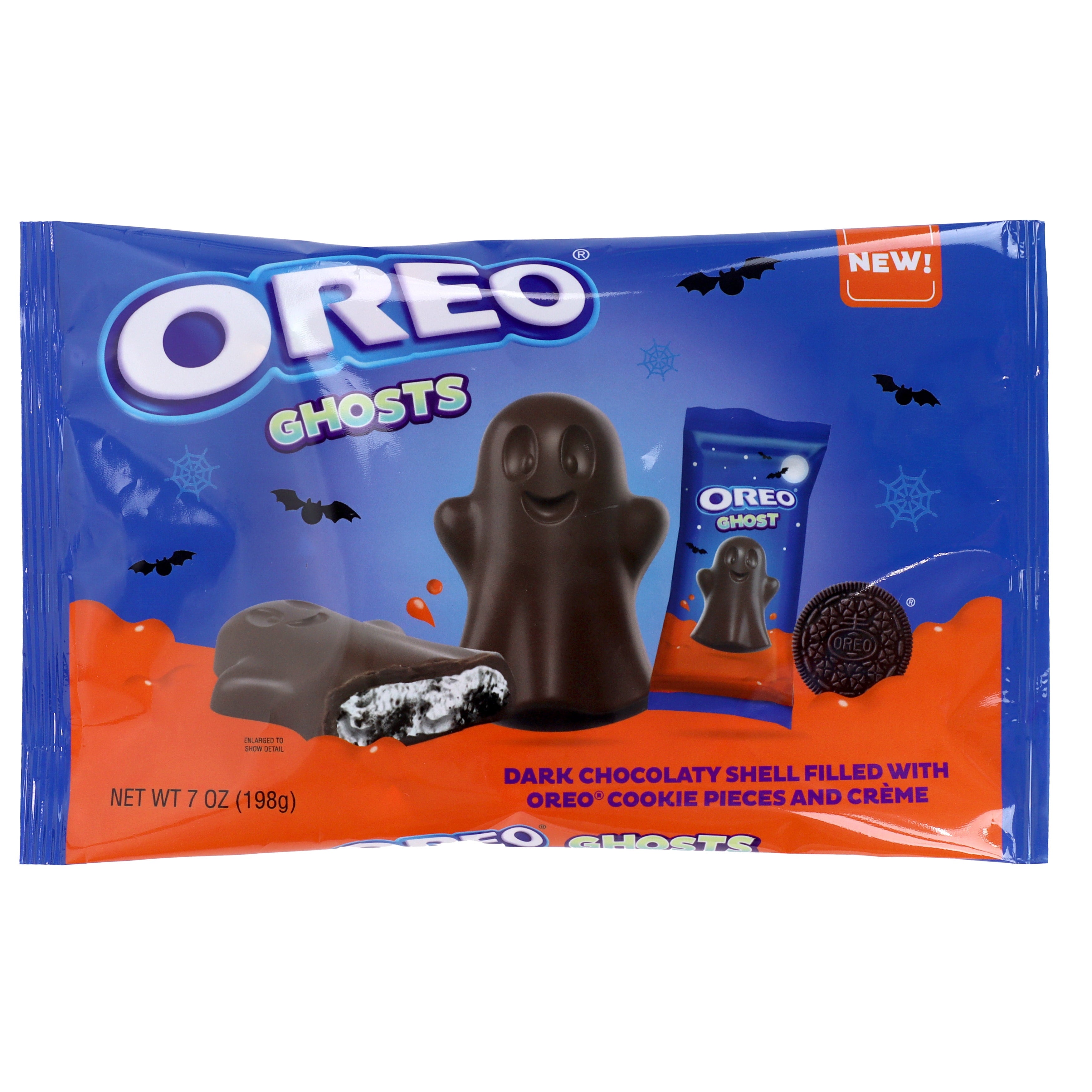 Frankford Oreo Crème Filled Dark Chocolate Ghosts Halloween Bag
