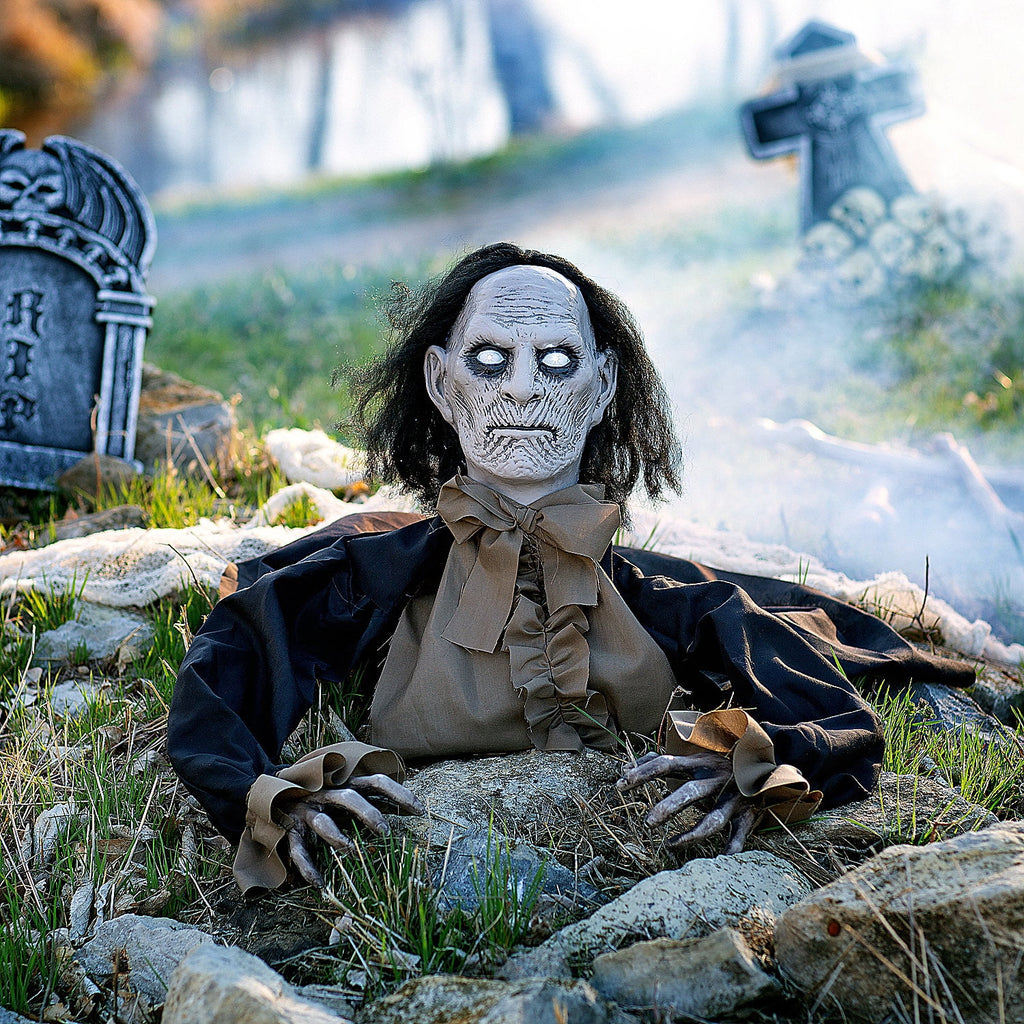 Fun Express Zombie Groundbreaker Animated Prop