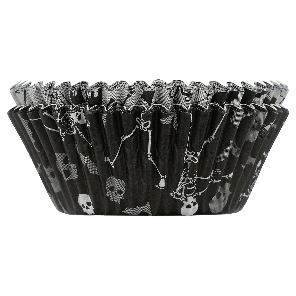 Great Value Skeleton Cupcake Liners, 48 Count