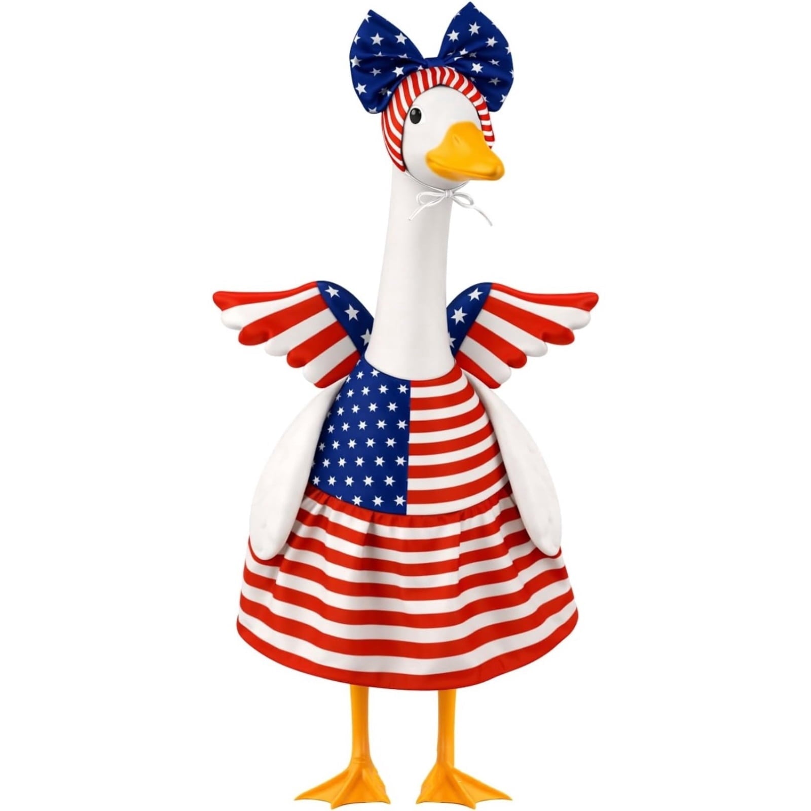 Outdoor Holiday Yard Decor, 23 Inch Porch Goose Outfits, Halloween Pumpkin Themed Porch Goose Clothes, Porch Goose Set with Hat and Treat Bag, Fits Standard 23 Inch Large Porch