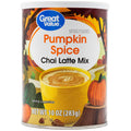 Great Value Pumpkin Spice Chai Latte Mix 10oz
