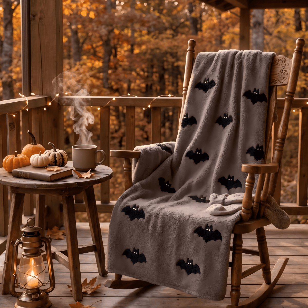 Guvpev Halloween Flannel Throw Blanket, 39.4" x 27.6" Soft Plush 3D Pumpkin Printed Decorative Blanket for Couch, Bed, Travel, Living Room, Cozy Fall Holiday Home Accent