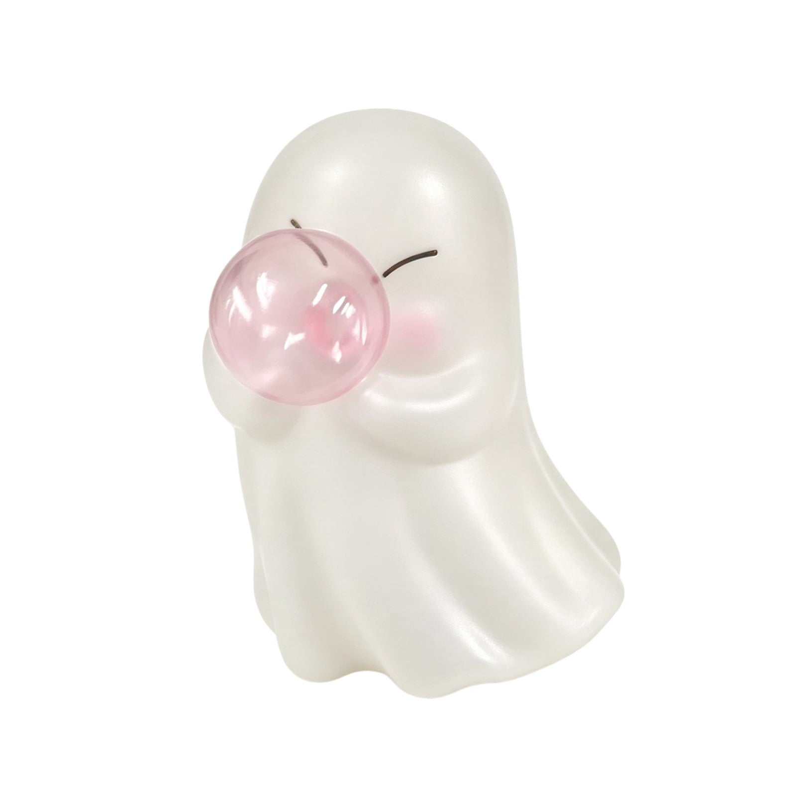 Halloween Blow Mold Ghost with Bubble Decor, Cute Blowing Ghost Night Light, Halloween Ghost Lamp, Resin Table Ornament, Bedroom Nightstand Decoration, Holiday Gift