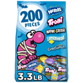 Nerds Classic Fun Halloween Trick-or-Treat Variety Bag, Trolli, Now and Later, Lemonhead, Gobstopper, and NERDS Original, 200 Pieces, 54 Ounces