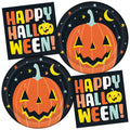 Halloween Plates and Napkins | 16 Plates & 16 Napkins | Halloween Party Supplies