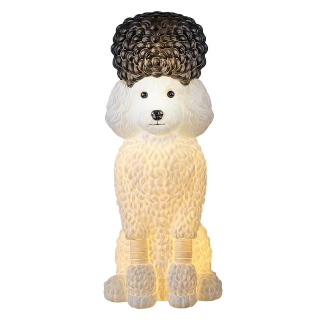 Clearance! Christmas Golden Retriever Statue with LED Lights, Cute Dog Holding Puppy Figurine, Christmas Decoration Indoor Outdoor, Gift for Kiddo Adults