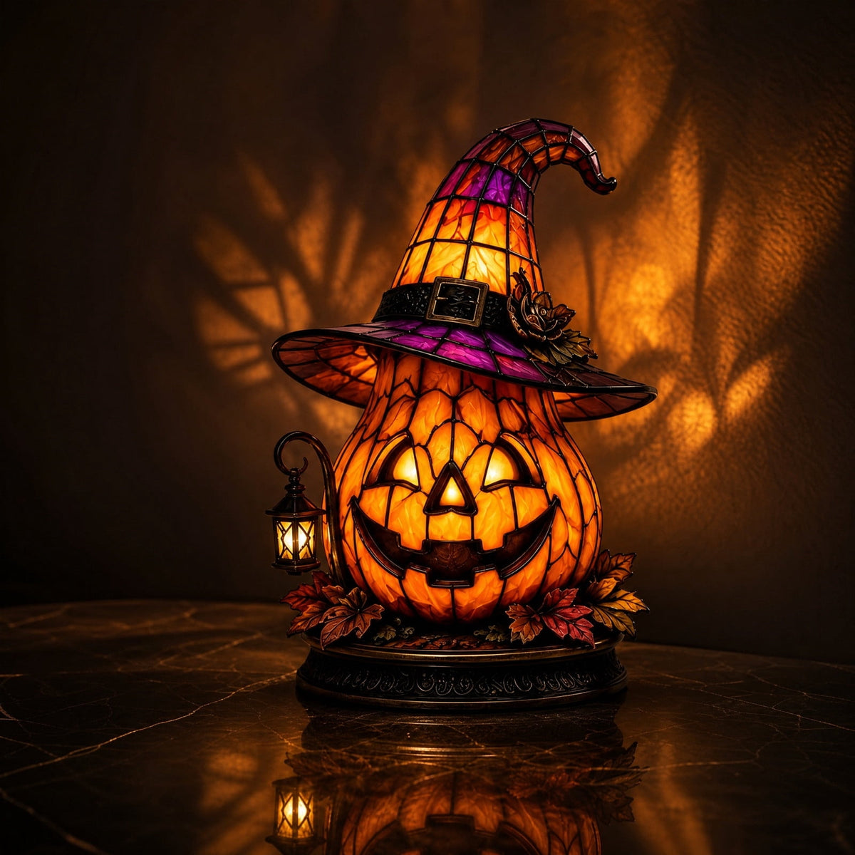 Mauxuk Halloween Black Witch Acrylic Decor - Gothic 2D Tabletop Centerpiece for Spooky Party, Haunting Mantel Decor, Gift for Horror Fans, 8-Inch Tall with Stand