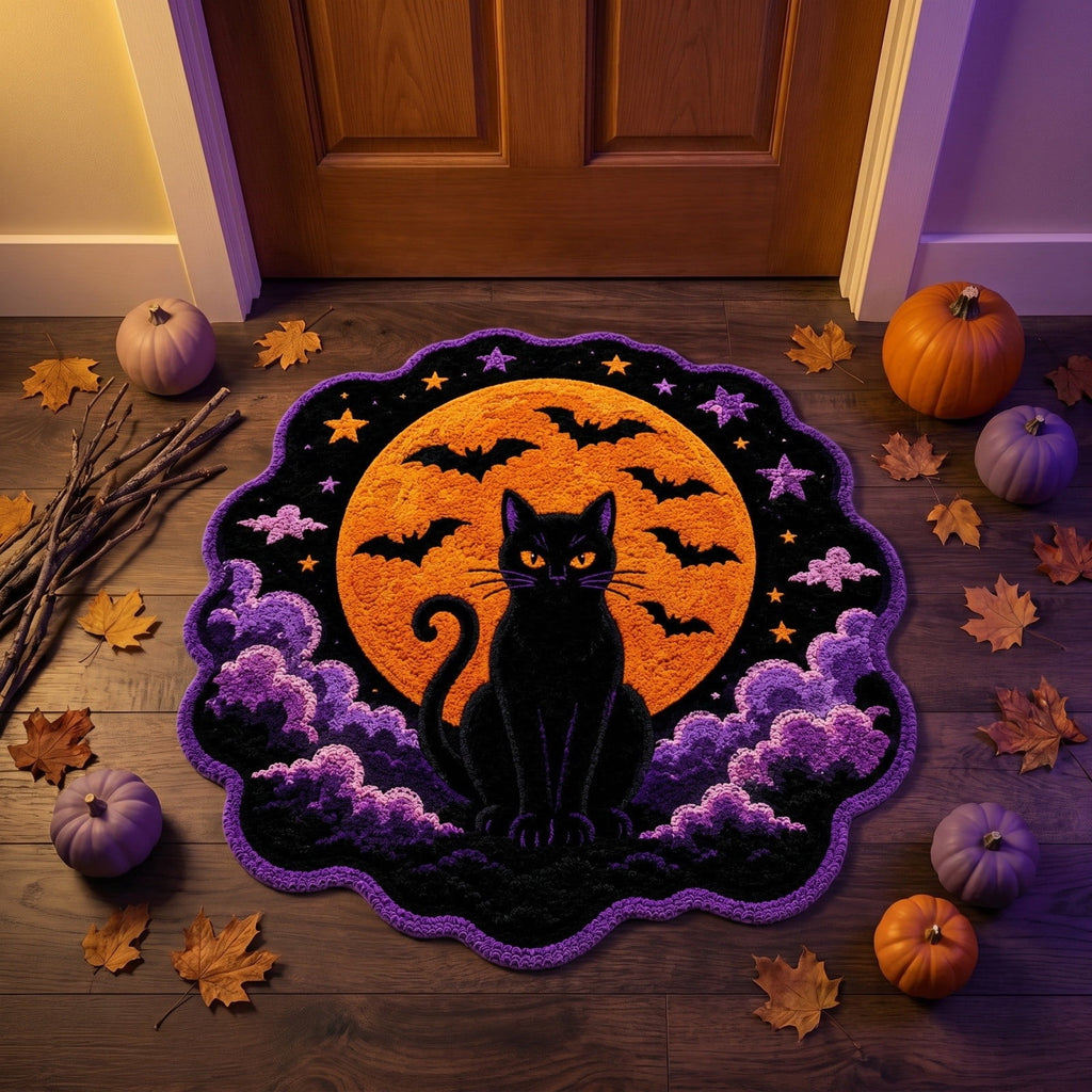 Halloween Rug 15.7"x23.6", Halloween Front Door Mat Outdoor Indoor Entryway Rug Welcome Floor Mat for Front Porch Patio Home Entrance Decor