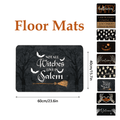Halloween Welcome Doormat, Indoor Outdoor Entrance Floor Mat, Trick or Treat Decorations Doormat, Non Slip Halloween Decor Funny Mats