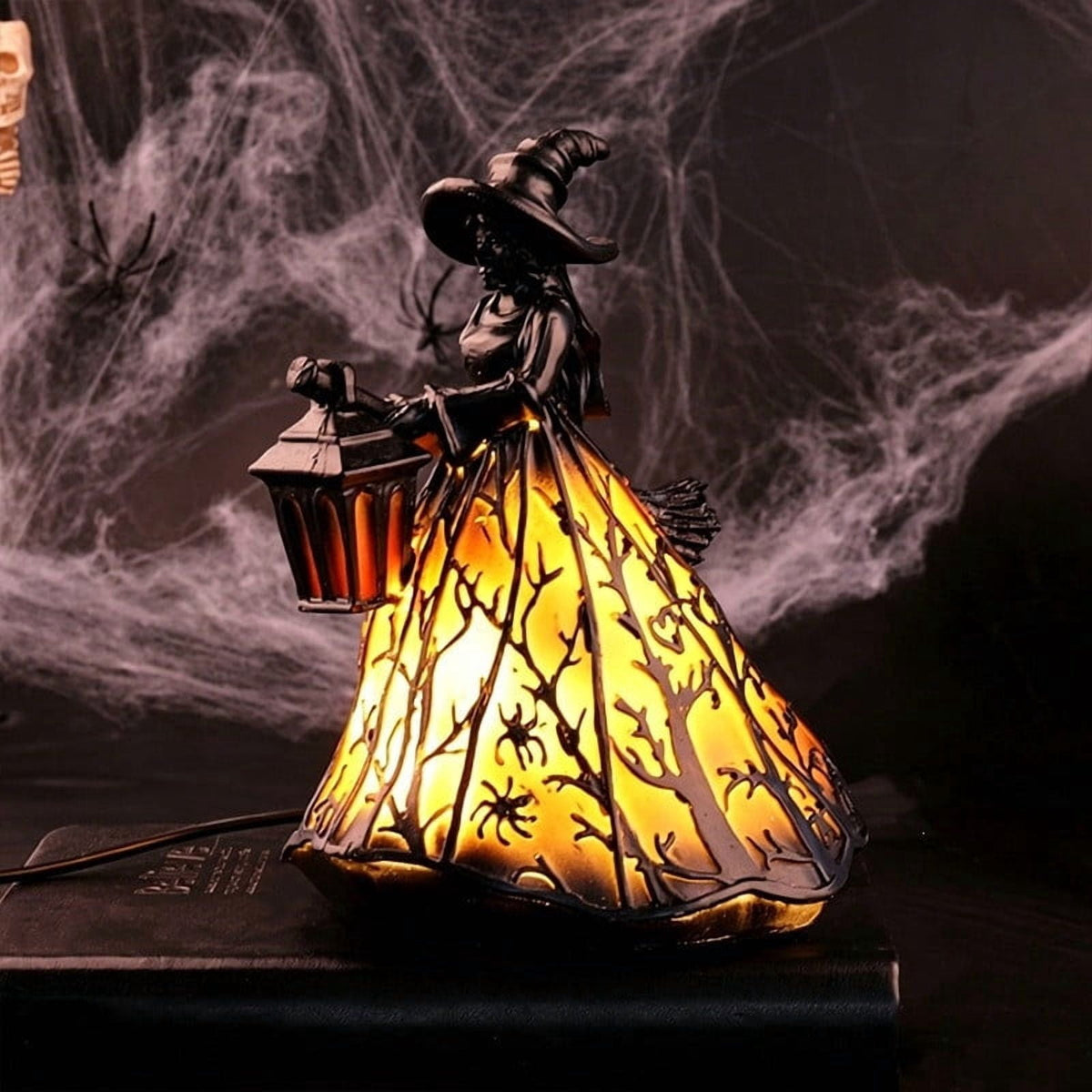 XGFHYJEH Halloween Decorations LED Candle Lights, 3pc Pumpkin Lantern, Halloween Indoor Decor, Halloween Table Decoration Ornament for Home Room Party