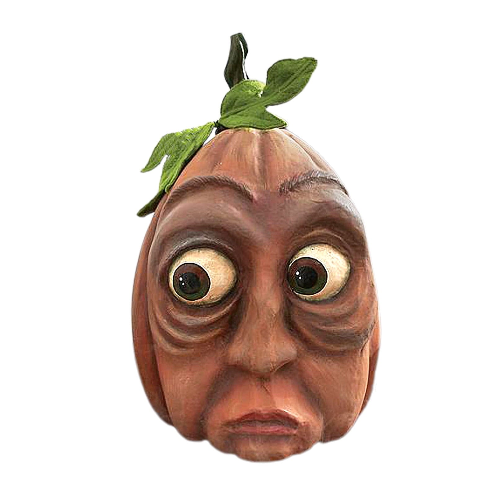 Happy Halloween Pumpkin Decorations for Yard - Funny Resin Jack O Lantern with Weighted Base - Outdoor Fall Decor for Porch,Garden,and Home Party