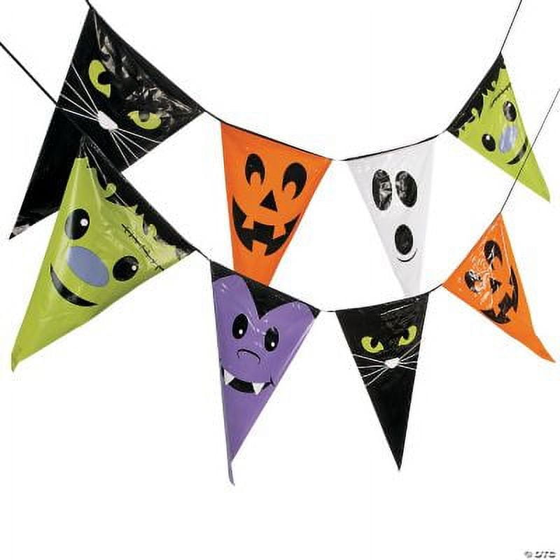 Large Halloween Character Pennant Banner - Party Decor - 1 Piece