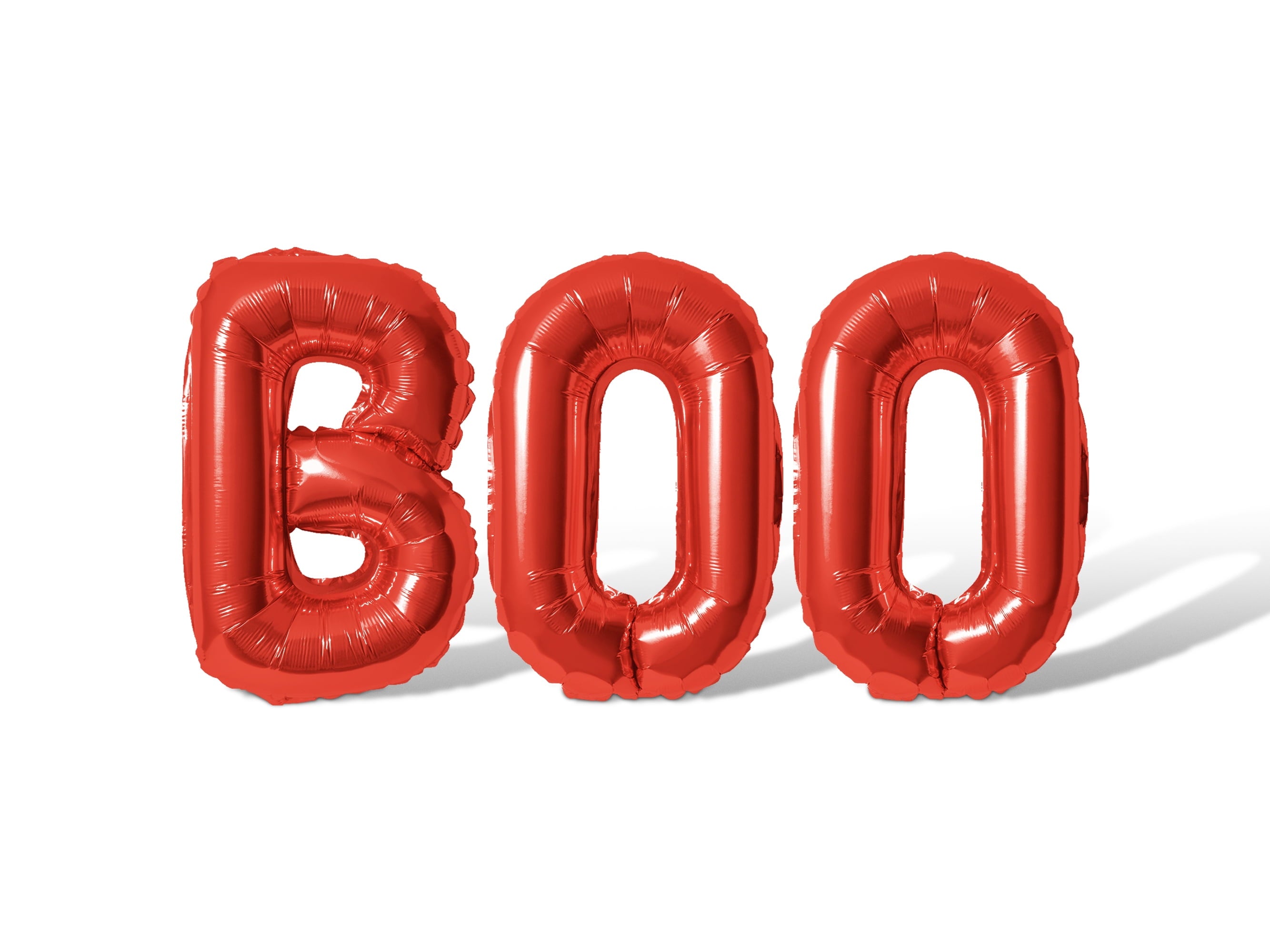 Letter Balloons - BOO 16" Inch Alphabet Letters Foil Mylar Balloon Halloween Party Banner (Black)