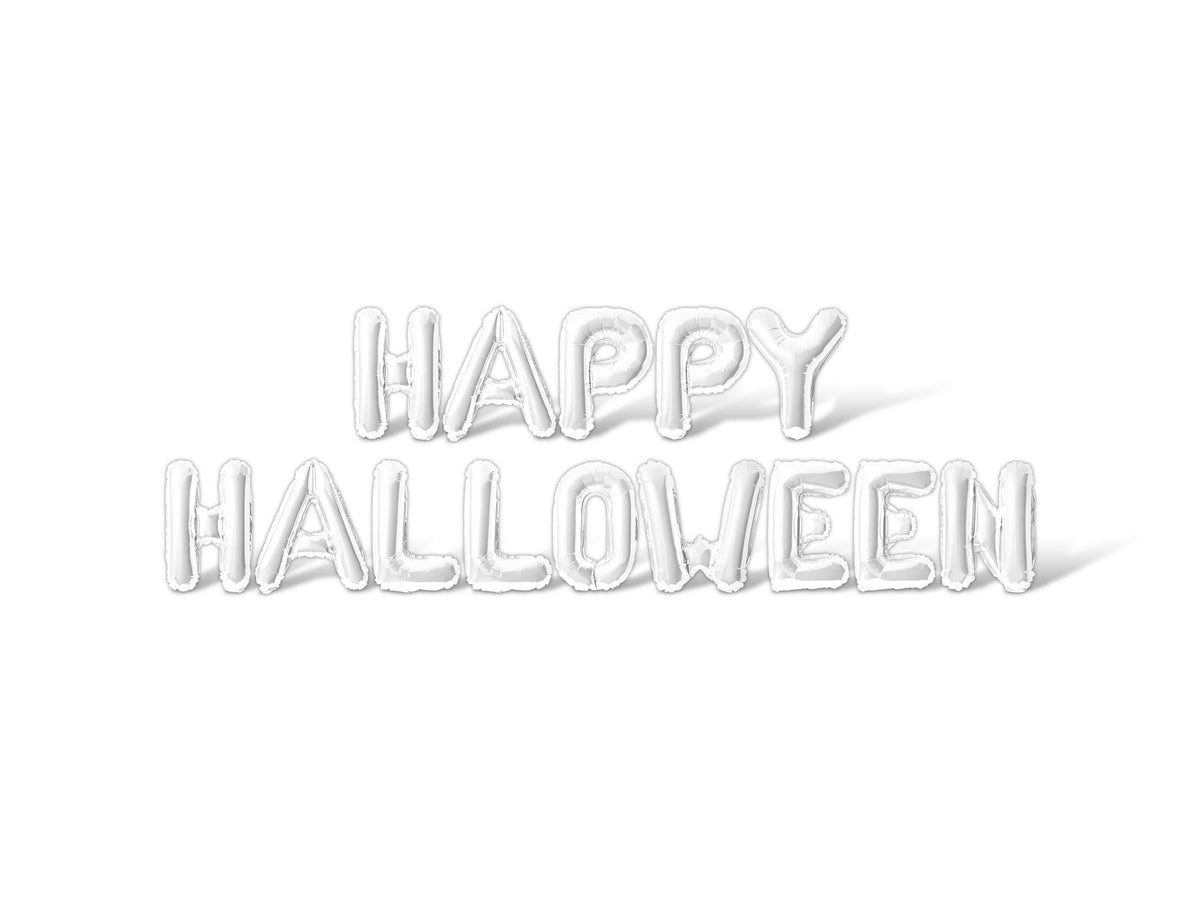 Letter Balloons - HAPPY HALLOWEEN 16" Inch Alphabet Letters Foil Mylar Balloon Halloween Party Banner (Black)