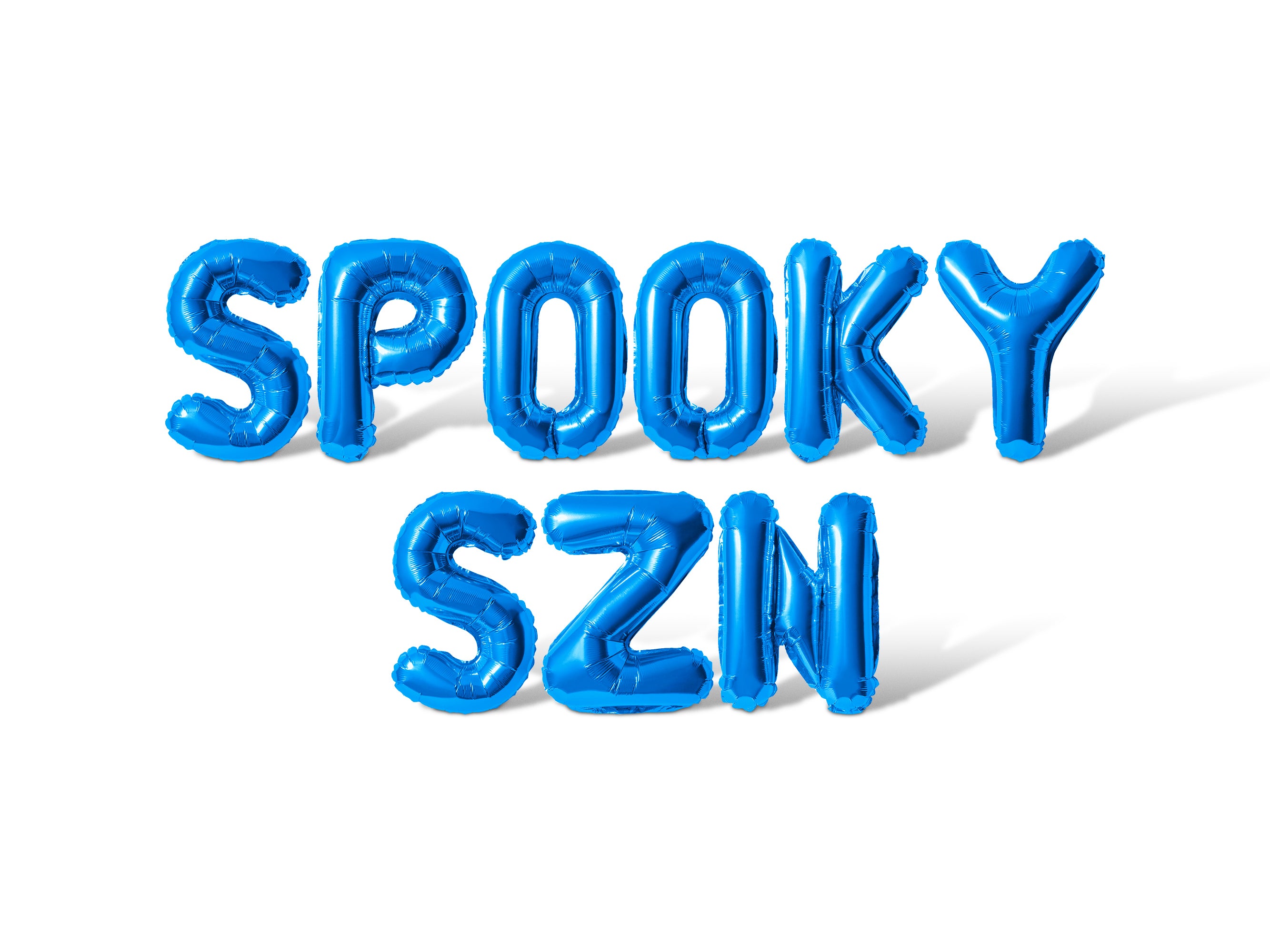 Letter Balloons - SPOOKY SZN 16" Inch Alphabet Letters Foil Mylar Balloon Halloween Party Banner (Green)