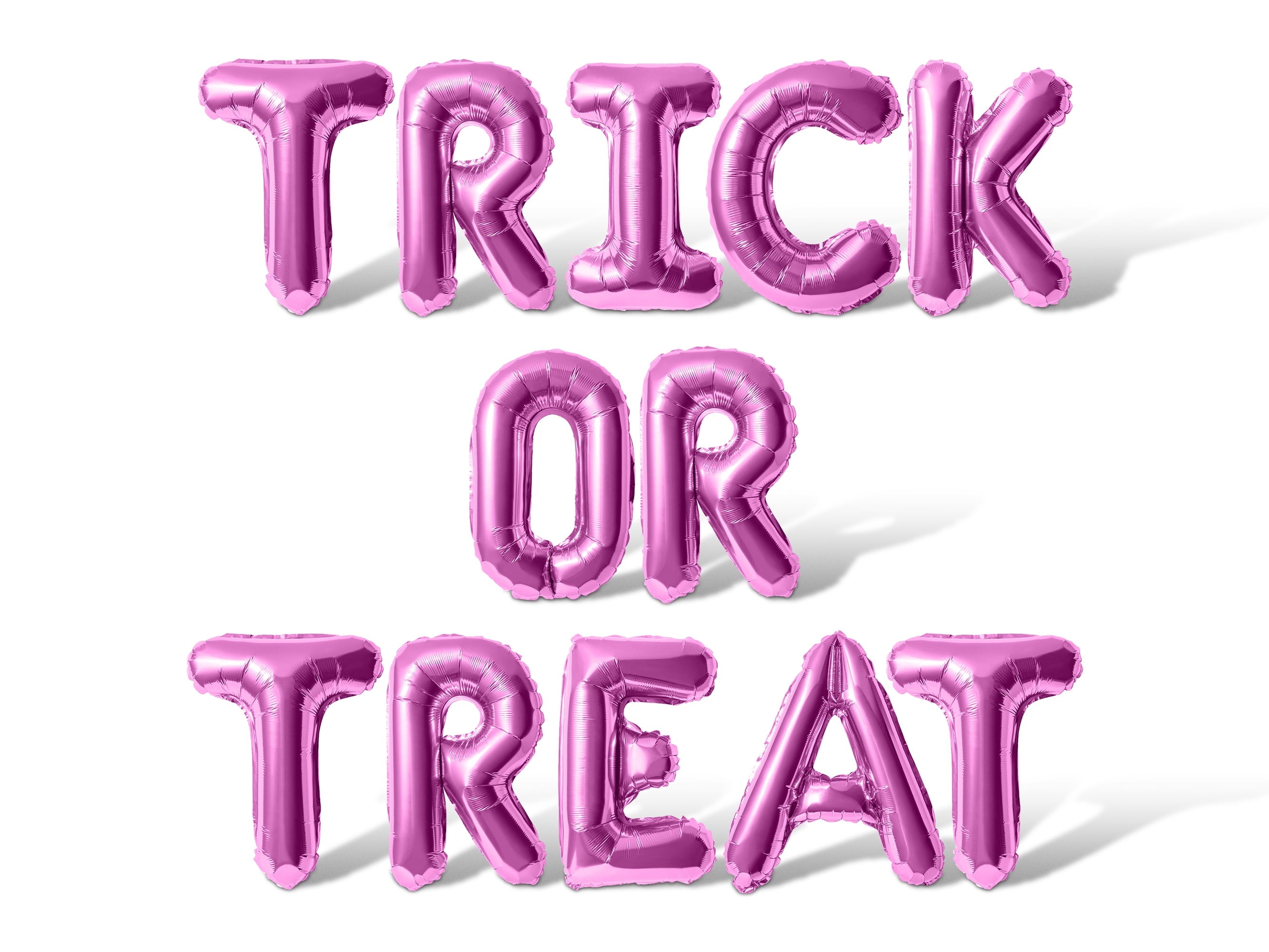 Letter Balloons - TRICK OR TREAT 16" Inch Alphabet Letters Foil Mylar Balloon Halloween Party Banner (Purple)