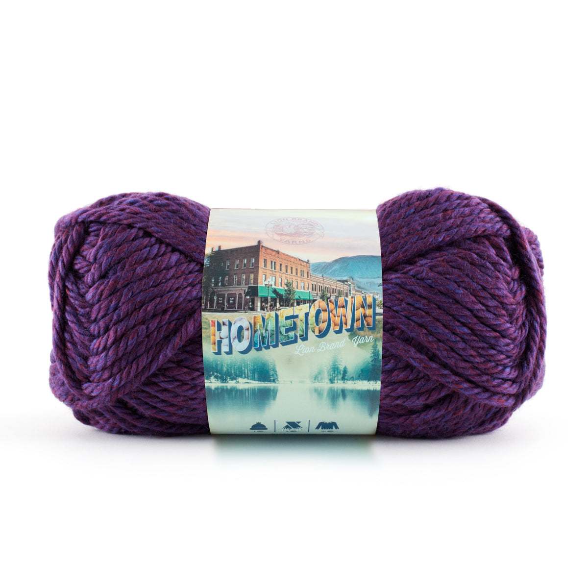 Lion Brand Yarn Hometown Hoboken Honey 135-123 Super Bulky Acrylic Yarn