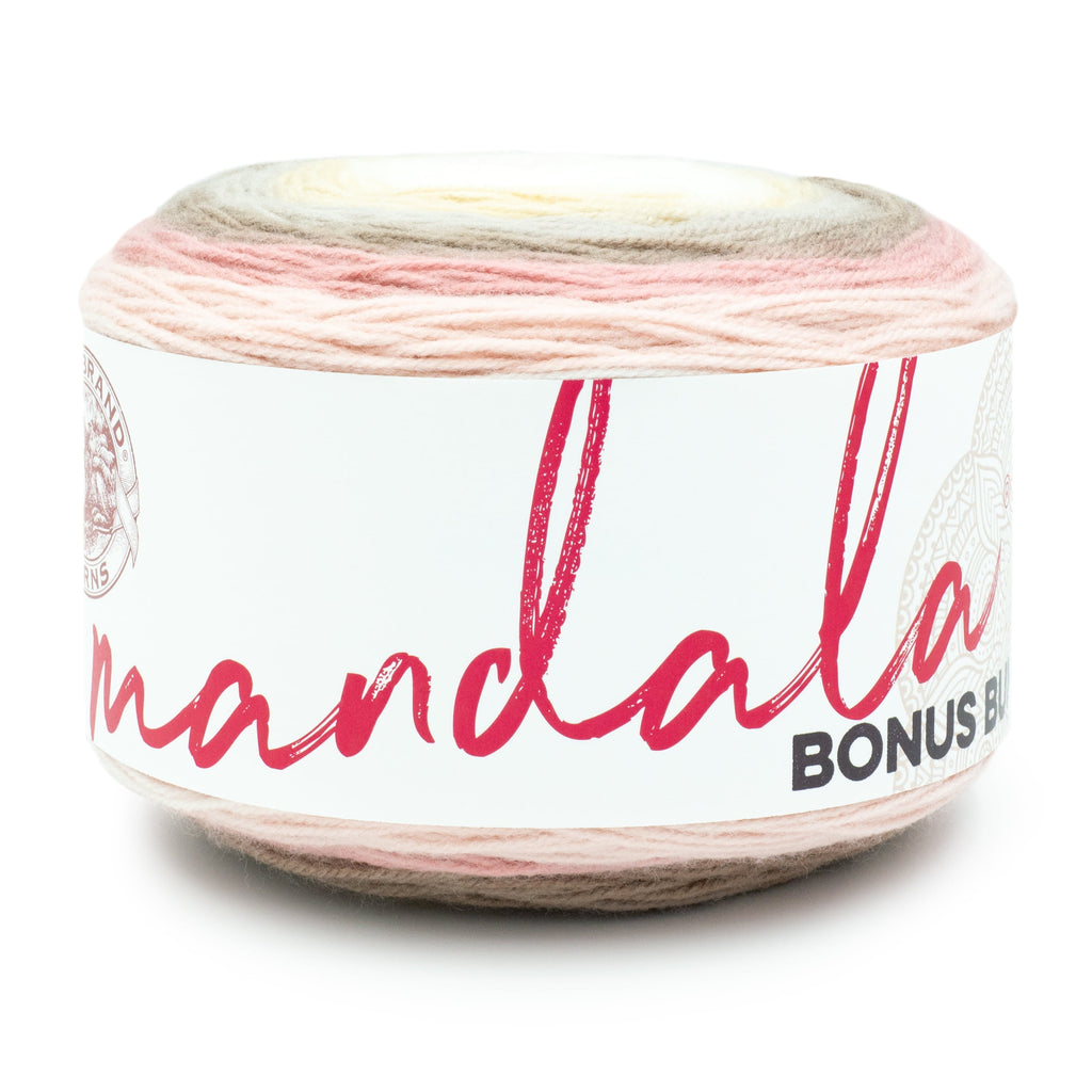Lion Brand Yarn Mandala Bonus Bundle Meowth 125-249E Acrylic Light DK 1181yd 10.5oz Yarn