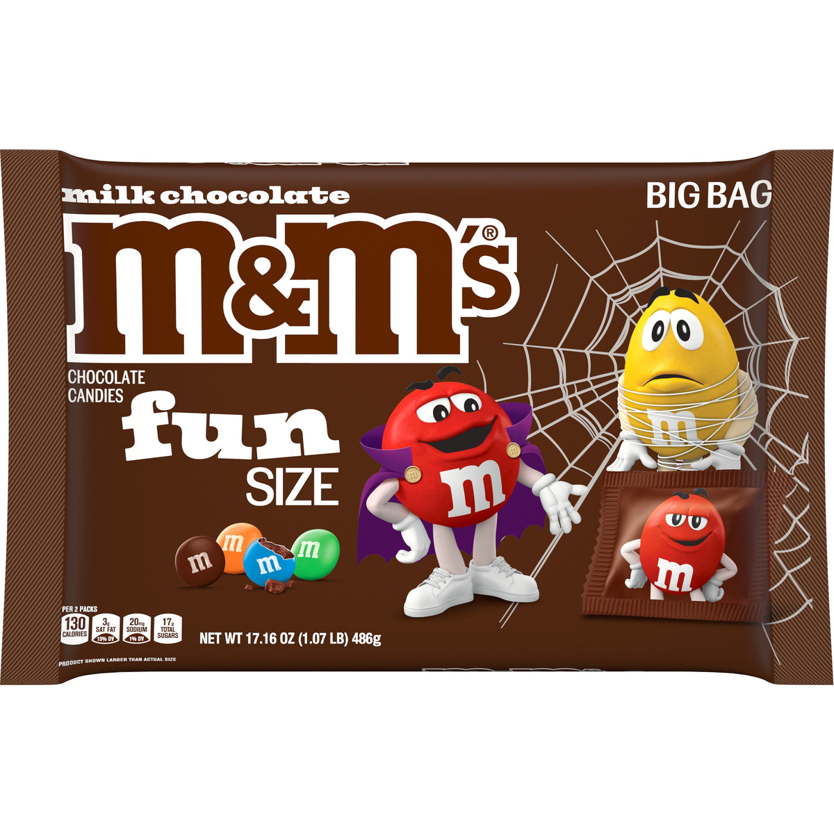 M&M's Peanut Fun Size Halloween Chocolate Candy - 10.57oz Bag