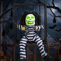 Magotan Screaming Animated Halloween Decorations, Outdoor Indoor Hanging Spooky Halloween Decoration, Scary Ghost Cage with Motion Sensor