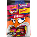 Skittles & Starburst Fun Size Chewy Halloween Candy Variety Pack - 140 Ct Bulk Bag
