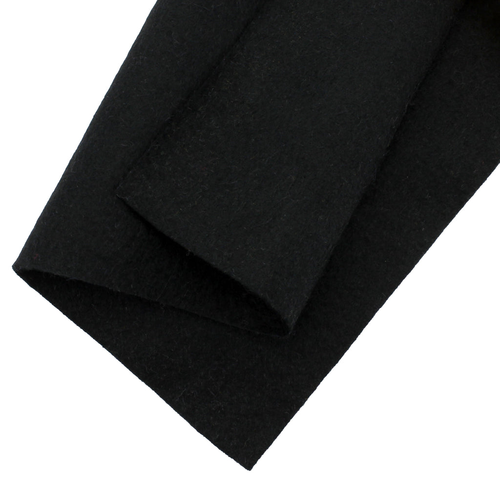 Merino Wool Blend Felt Crafting Sheet -Black