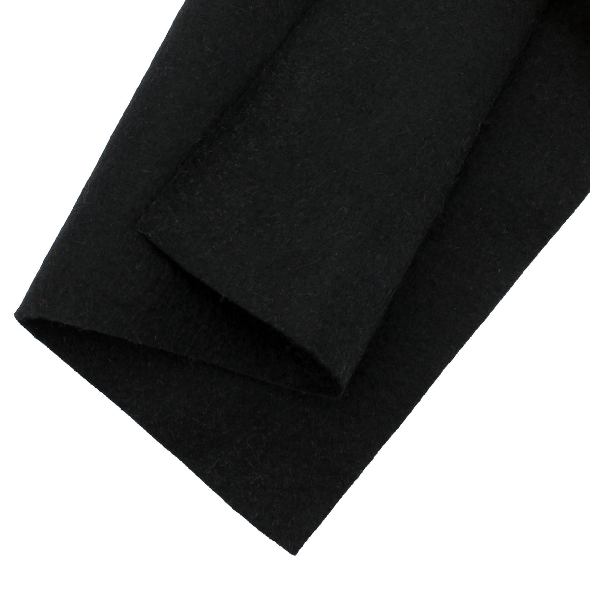 Merino Wool Blend Felt Crafting Sheet -Black