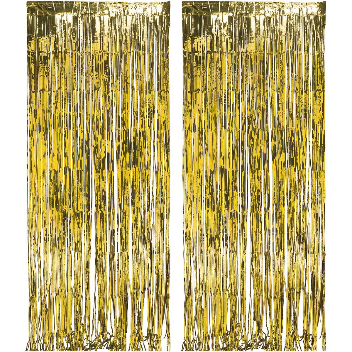 Gold Foil Door Curtain, 8' x 3', Party Banners, by Way To Celebrate