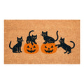 Mischief Halloween Cats Doormat, 17" x 29"