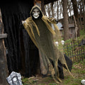 Morris Costumes35 1/4" x 6 Ft. Hanging Grim Reaper Animated Prop Halloween Decoration