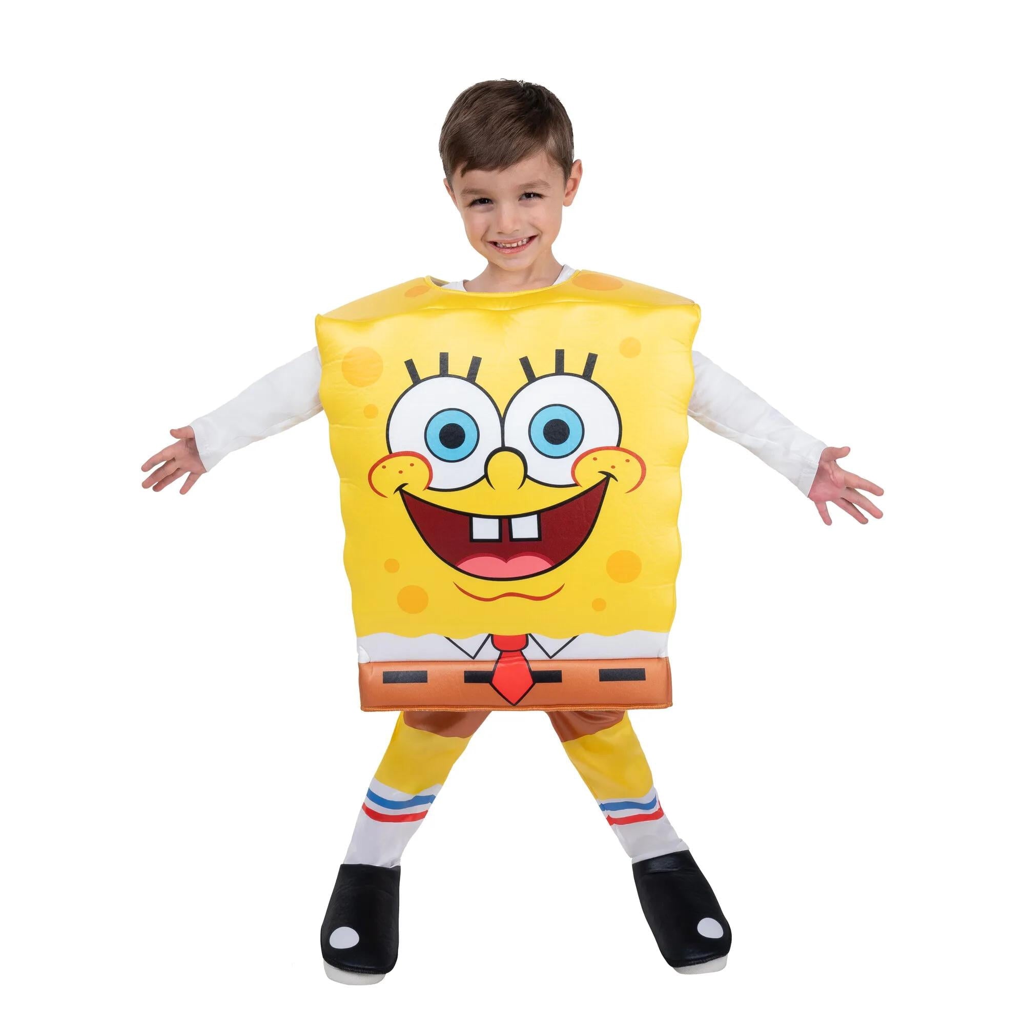 SpongeBob Boys' Toddler Halloween Deluxe Costume Costume Apparel Sets 2pc - Yellow One Size