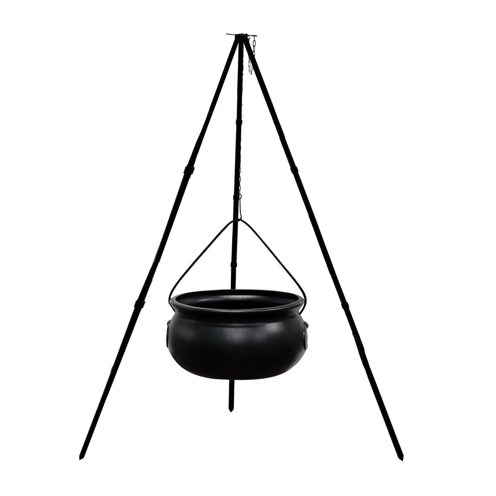Muecwrye Halloween Decorations Outdoor, Halloween Clearance! Halloween Witches Cauldron with Lights, DIY Bubbling Cauldron Set Decor for Home Porch Outside, Halloween Party Supplies( Without Tripod)