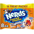 Nerds Spooky Gummy Clusters, Trick-or-Treat Halloween Candy, Nerds Gummy Candies, 8 oz, 16 Count