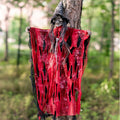 27.5" Halloween Animated Hanging Talking Witch,Sound Activated Ghost Halloween Decor Animatronic Hanging Decorations for Halloween Party Prop Decor,Outdoor Indoor Decorations