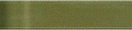 (3 pack) Offray Ribbon, Forest Green 5/8 inch Single Face Satin Polyester Ribbon, 18 feet