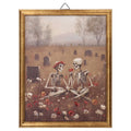 Skeleton Couple Framed Wall Art, Multicolor, 11" x 14", Halloween by Way To Celebrate