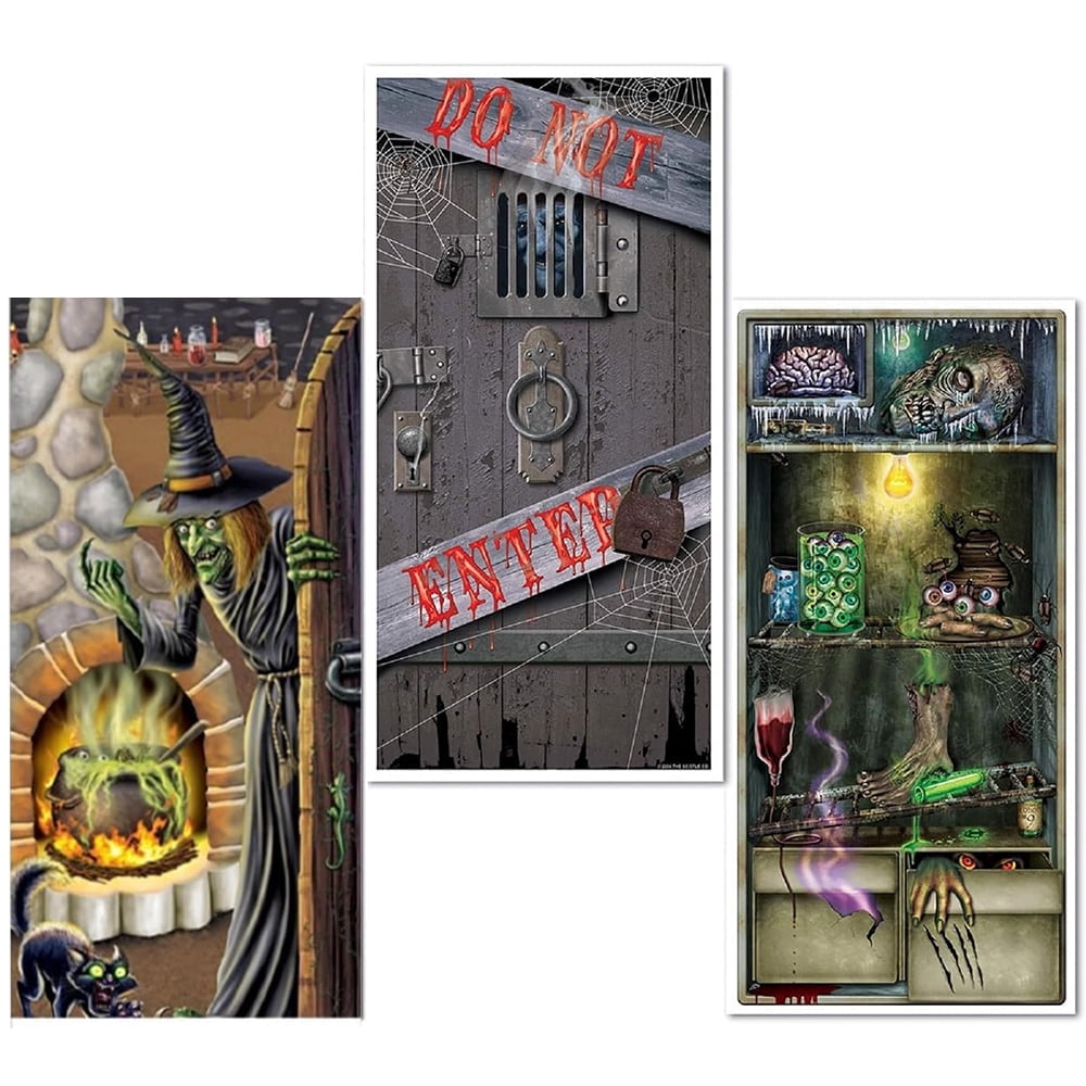 PMU Halloween Microwave Door Decoration 12in x 24in (1/pkg) Pkg/1