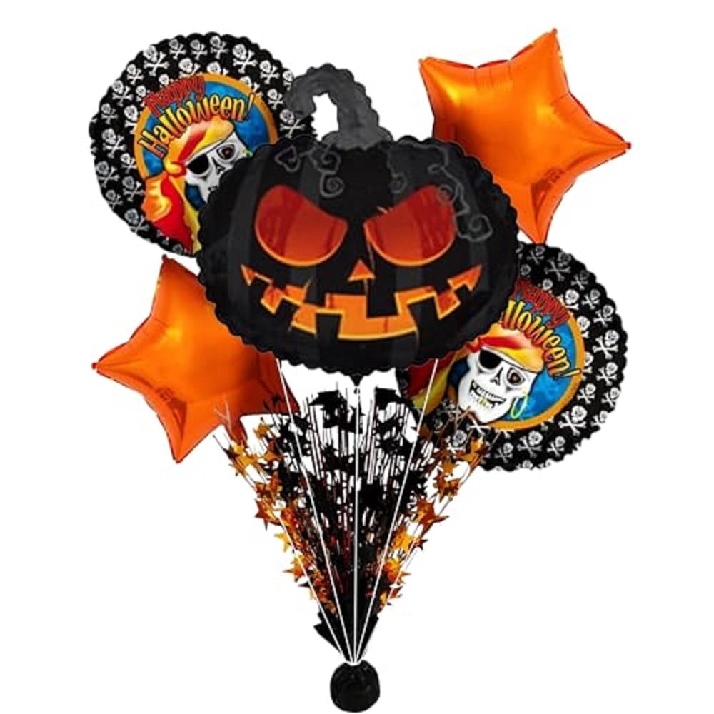 PMU Halloween Flying Ghost 24 Inch Mylar-Foil Balloon (10/pkg) Pkg/1