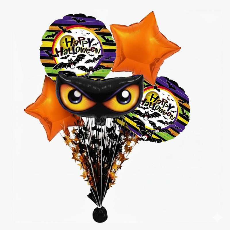 PMU Halloween Flying Ghost 24 Inch Mylar-Foil Balloon (10/pkg) Pkg/1