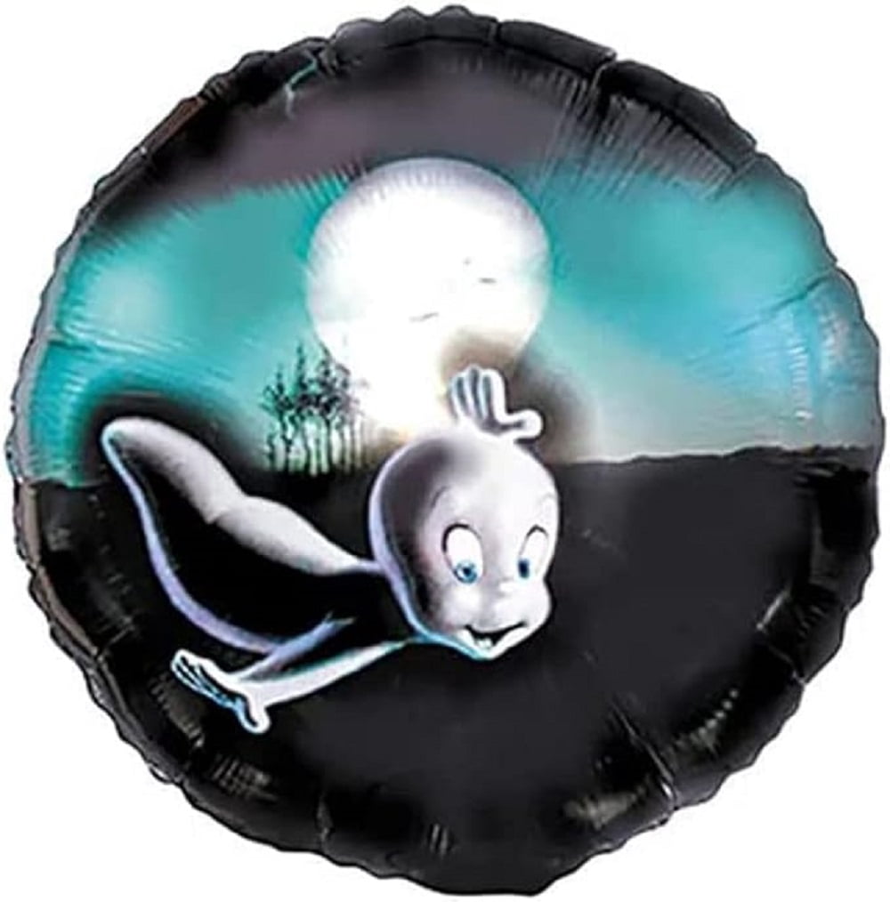 PMU Halloween Party Decoration "Happy Halloween" Jack Faces Aglow 18 Inch Mylar-Foil Balloon (1pkg) Pkg/1