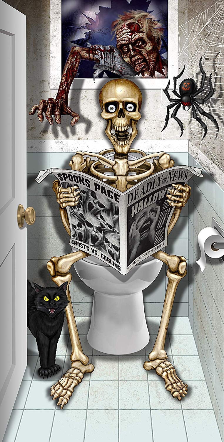 PMU Halloween Microwave Door Decoration 12in x 24in (1/pkg) Pkg/1
