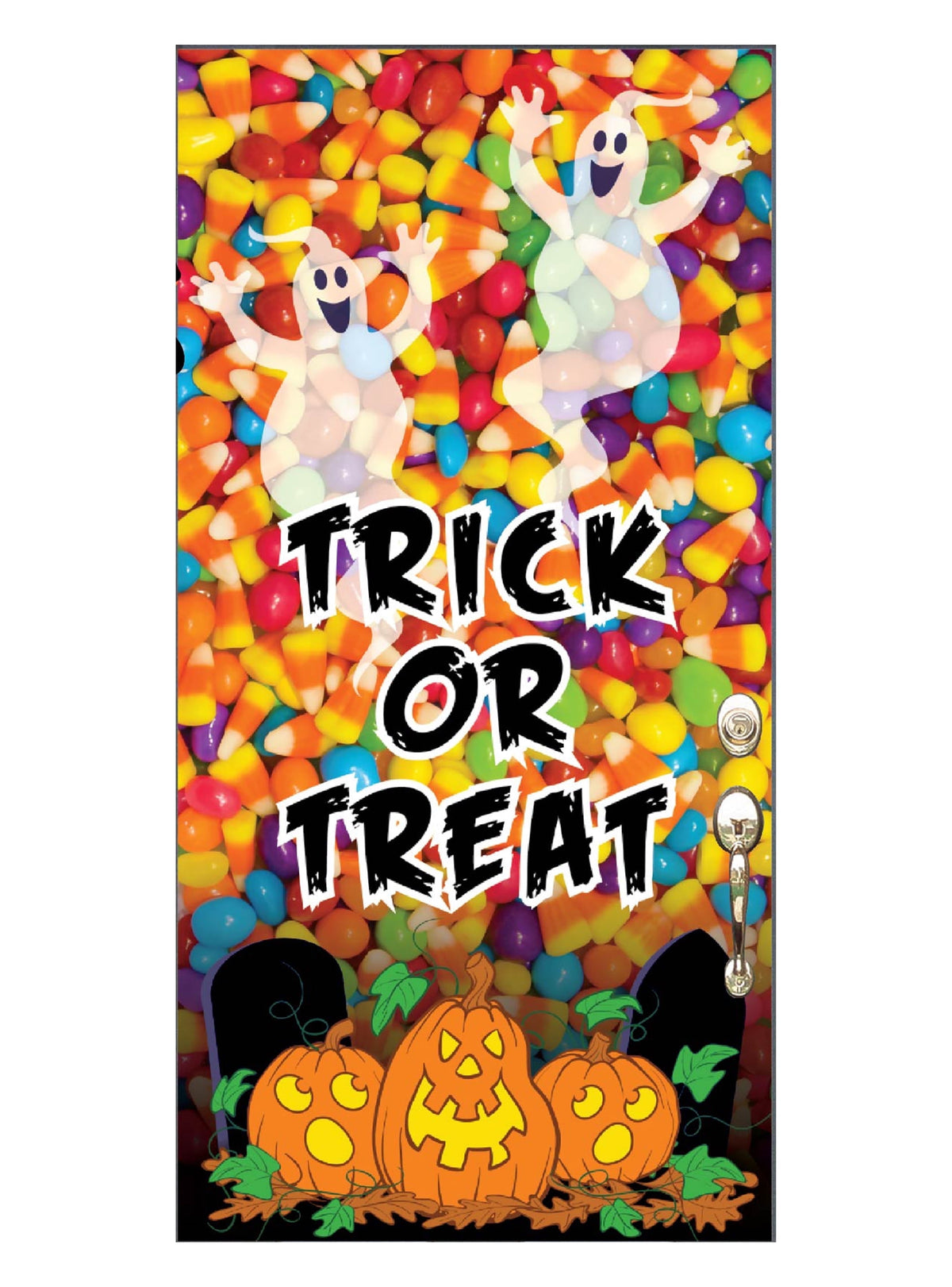 PMU Halloween Microwave Door Decoration 12in x 24in (1/pkg) Pkg/1