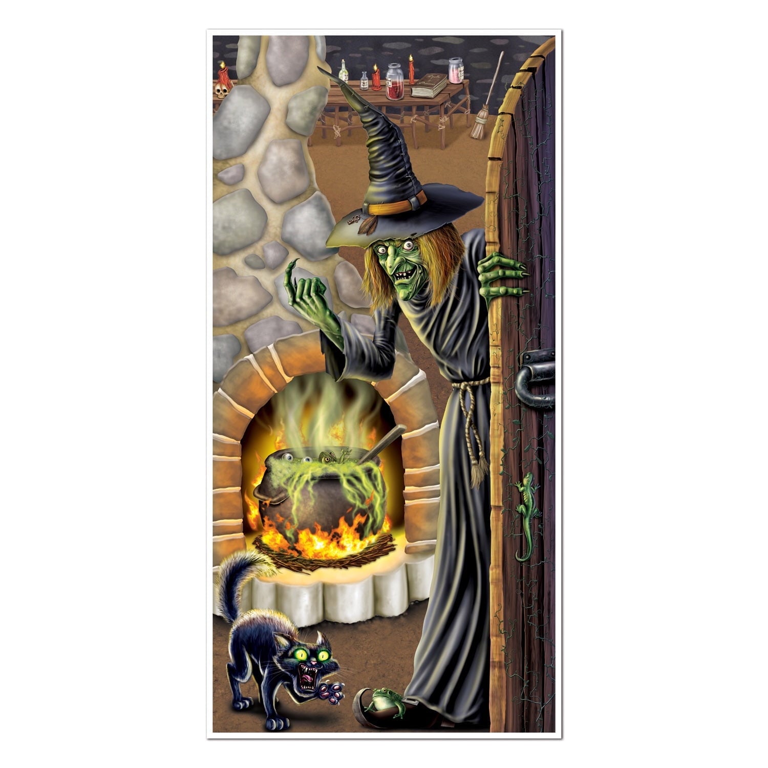 PMU Halloween Microwave Door Decoration 12in x 24in (1/pkg) Pkg/1